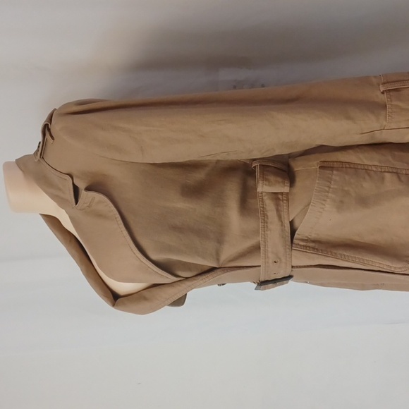 BANANA REPUBLIC pretty And Elegant Size S. Tan Trench Coat with Belt - Picture 12 of 15